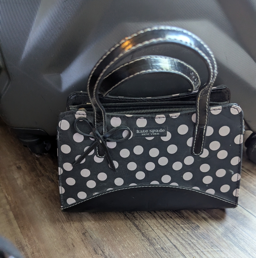 Kate Spade Black and White Polka Dot Women's Bag